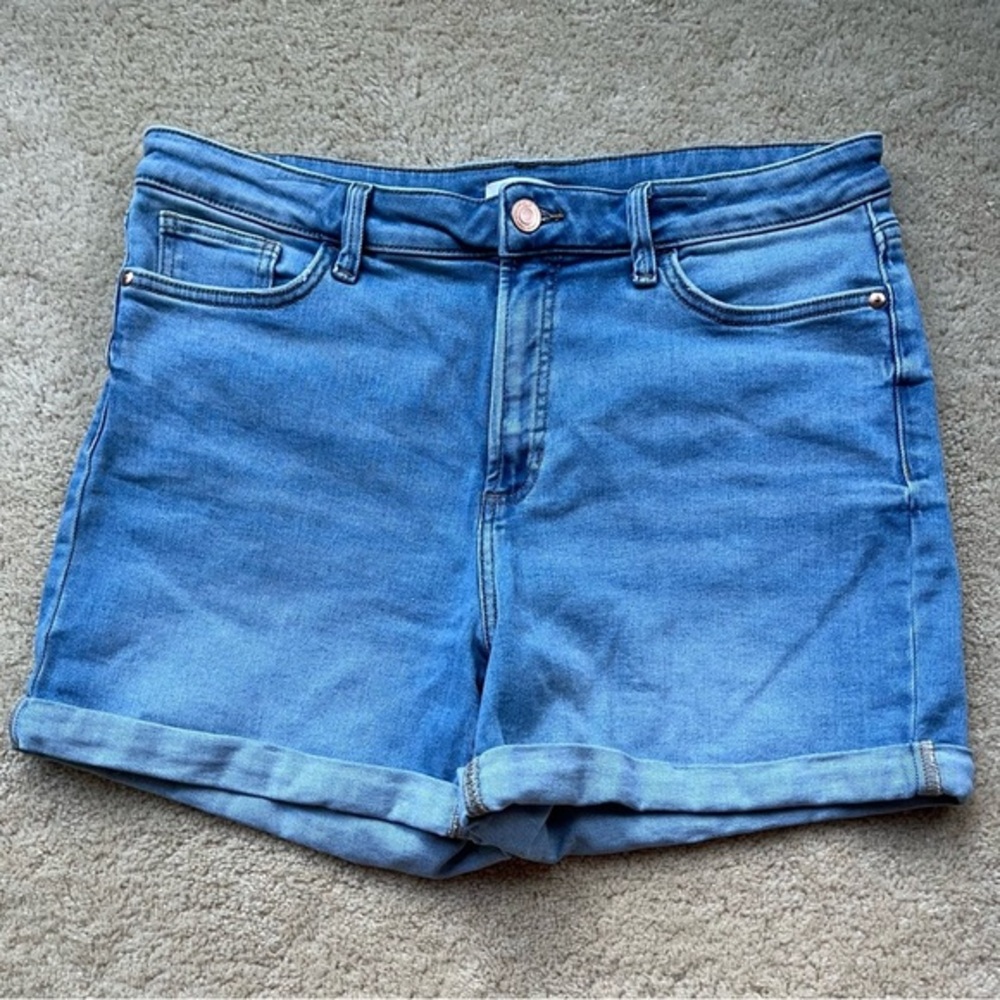 ✨Lauren Conrad Women’s High Rise Blue Jean Shorts - Size 16 - VGUC - Stretch